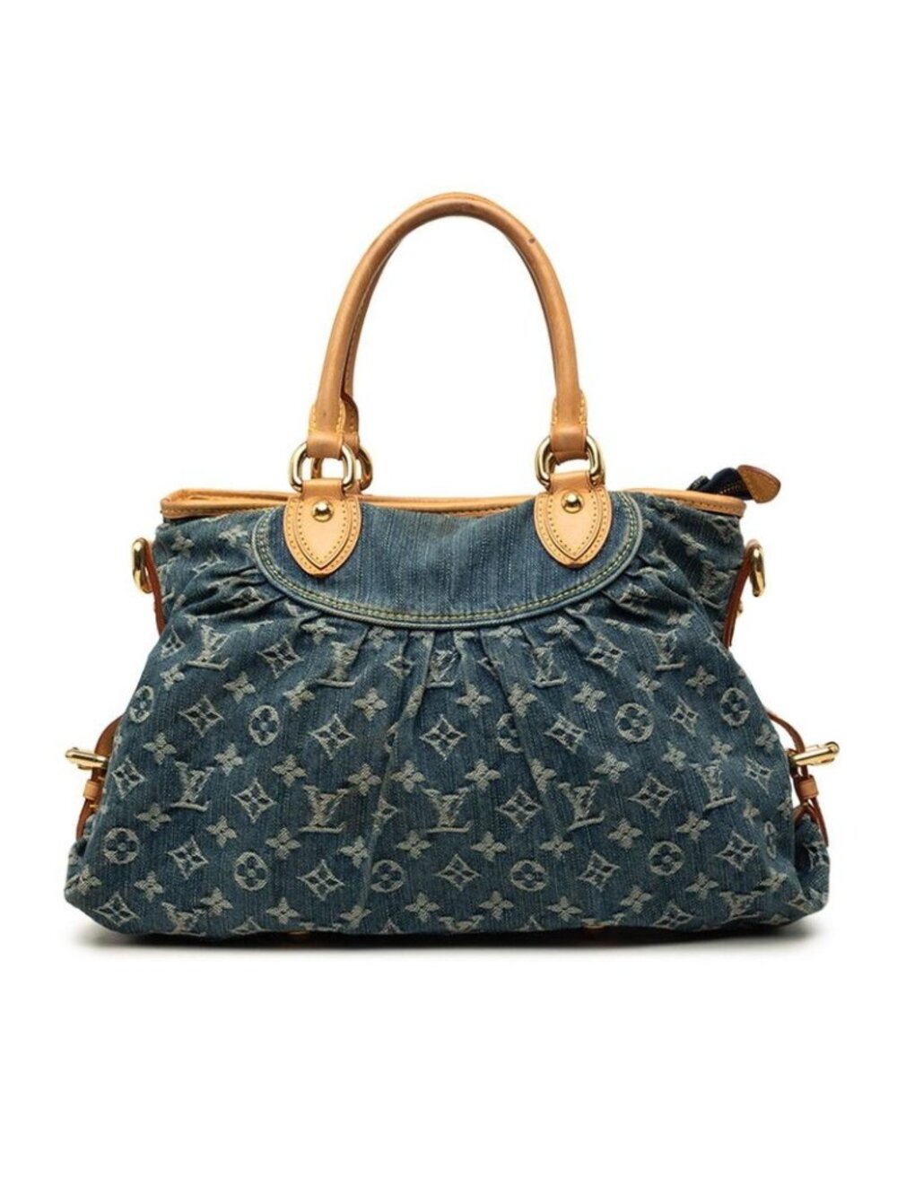 Louis Vuitton Monogram Denim Neo Cabby GM Tote Indigo Blue